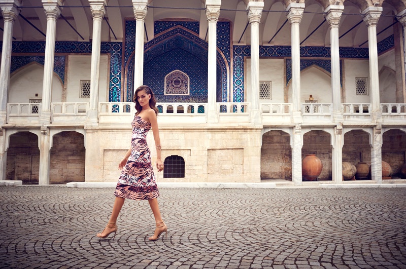 Josephine Skriver Travels to Istanbul for Kookai's Spring 2016 Campaign