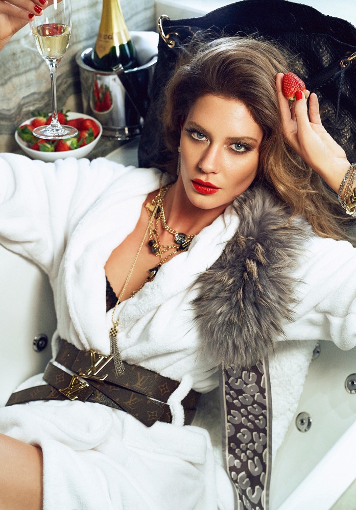Lauren Brown Lives the Glam Life for Sunday Times Magazine