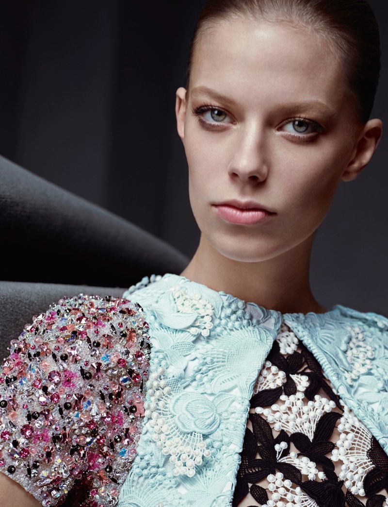 Lexi Boling Models Bold Haute Couture in Dior Magazine