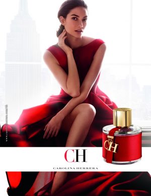 Lily Aldridge Looks Lovely in Red for New Carolina Herrera Fragrance Ads Lily Aldridge Looks Lovely in Red for New Carolina Herrera Fragrance Ads
