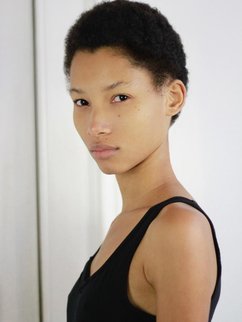 A new face on the scene, Lineisy Montero wears her natural, short hair flawlessly. The Dominican model has appeared in a Prada campaign as well as walked the runway for Celine, Miu Miu and Louis Vuitton. Photo: Next Models