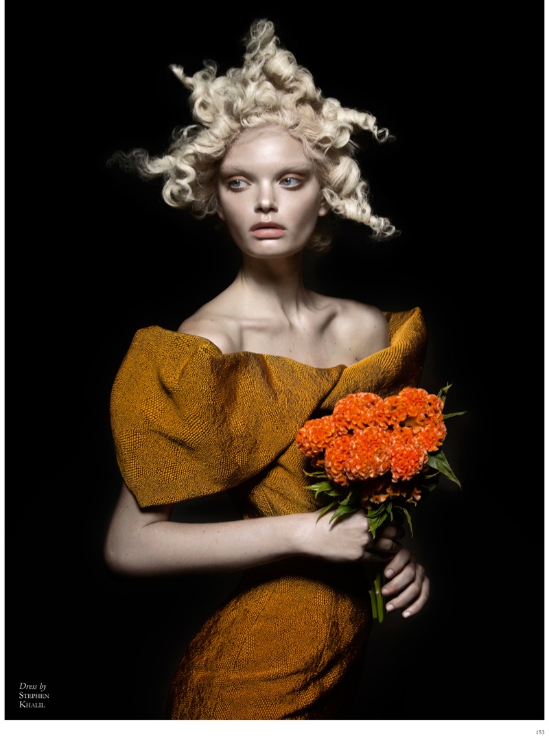 The Flower: Marthe Wiggers by Thom Kerr in Black Magazine