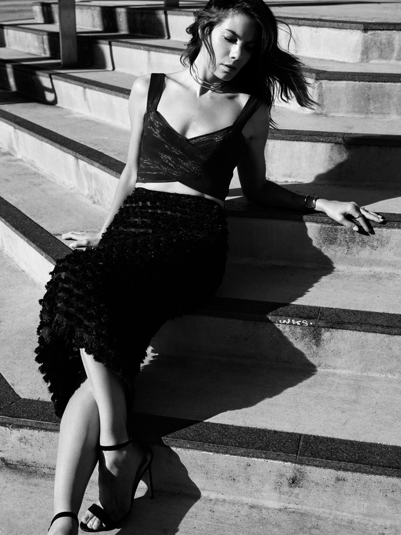 Michelle Monaghan Looks Elegant in Yahoo! Style by Alisha Goldstein
