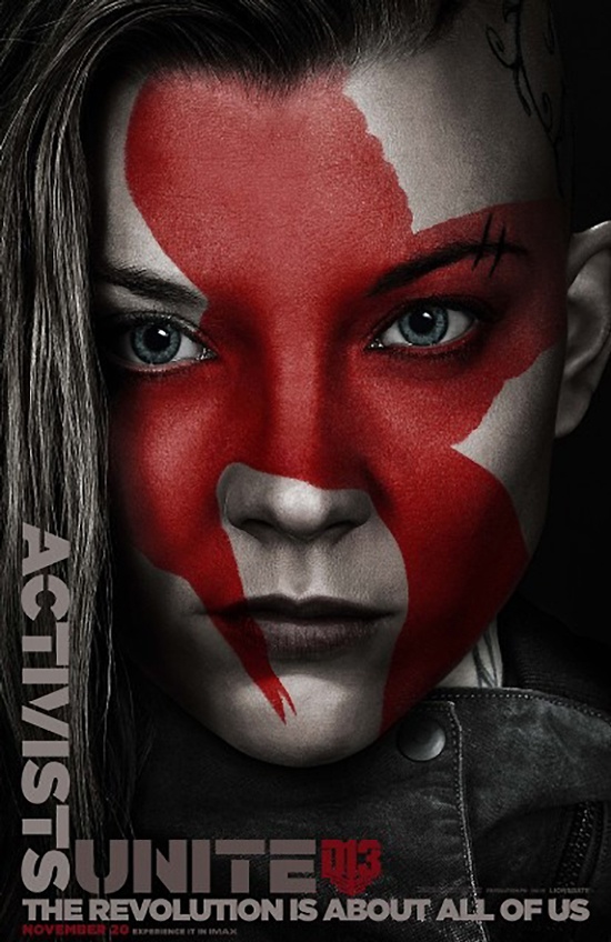 Natalie Dormer as Cressida on The Hunger Games: Mockingjay - Part 2 poster