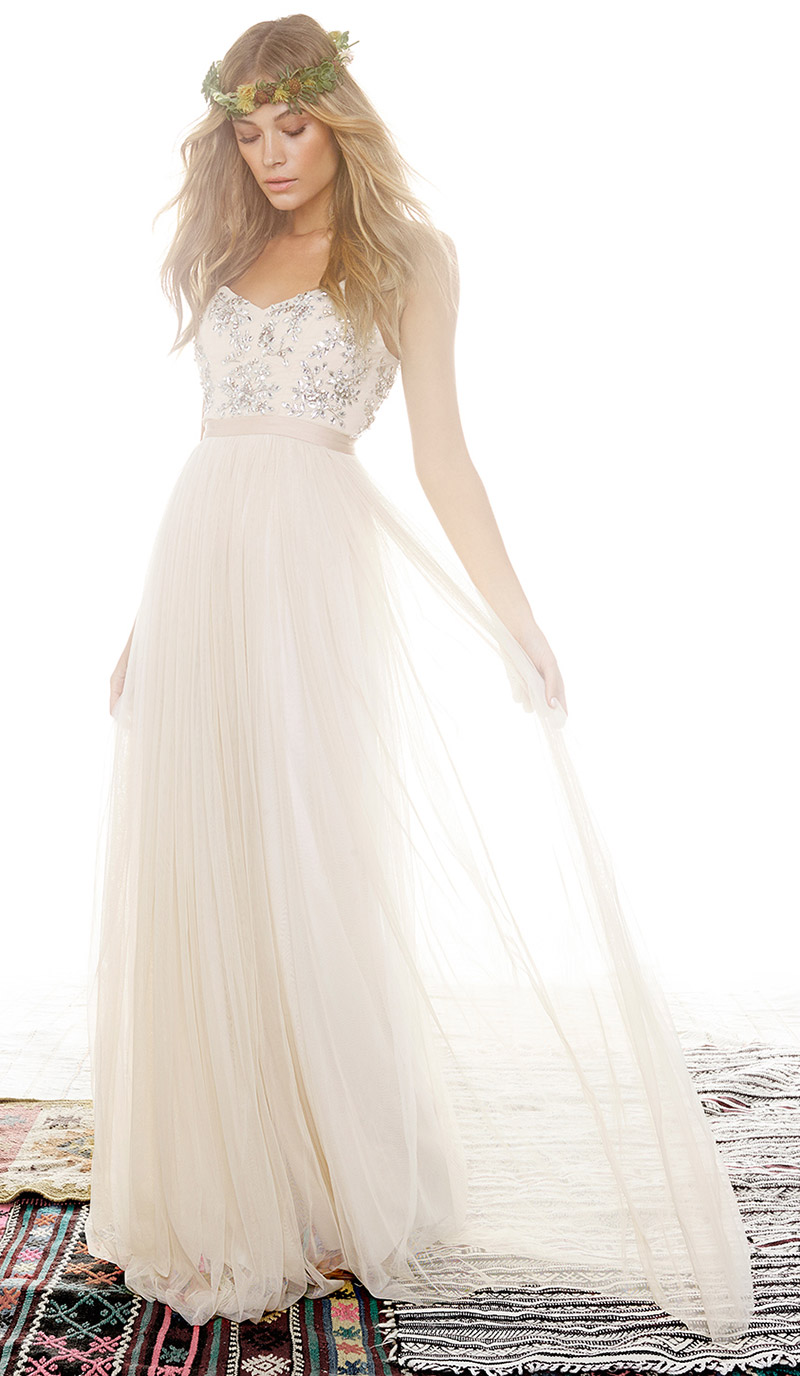 Needle & Thread Crystal Petal Maxi Dress available for $352.00 at REVOLVE Clothing