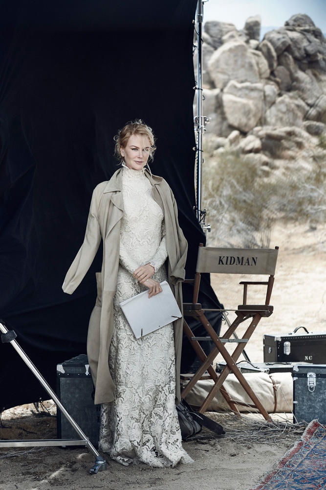 Nicole Kidman Poses for Peter Lindbergh in Cinematic Vogue Feature