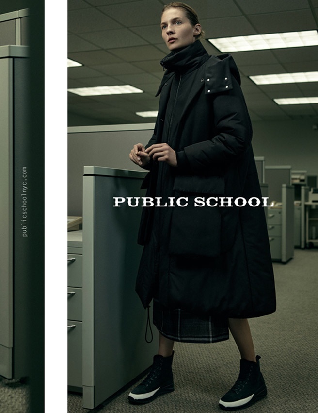 Public School Channels the 90s Office for Fall 2015 Ads