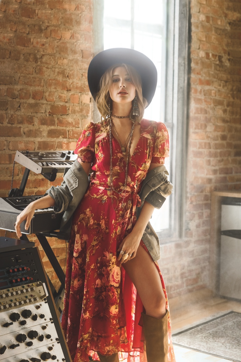 2015: Hailey Baldwin appears in the fall 2015 campaign from Ralph Lauren Denim & Supply