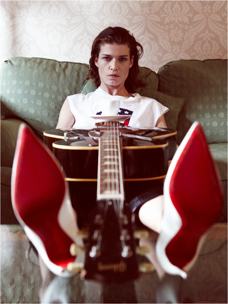 Louise Pedersen is Rock Chic for Nagi Sakai in Marie Claire Italia Editorial