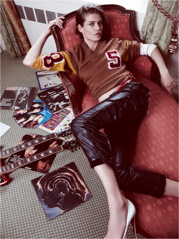 Louise Pedersen is Rock Chic for Nagi Sakai in Marie Claire Italia Editorial