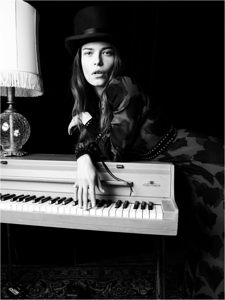 Louise Pedersen is Rock Chic for Nagi Sakai in Marie Claire Italia Editorial