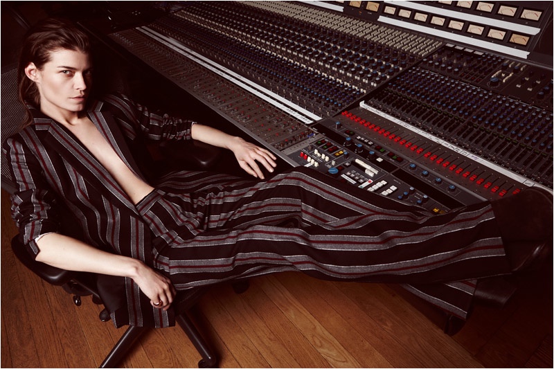 Louise Pedersen is Rock Chic for Nagi Sakai in Marie Claire Italia Editorial