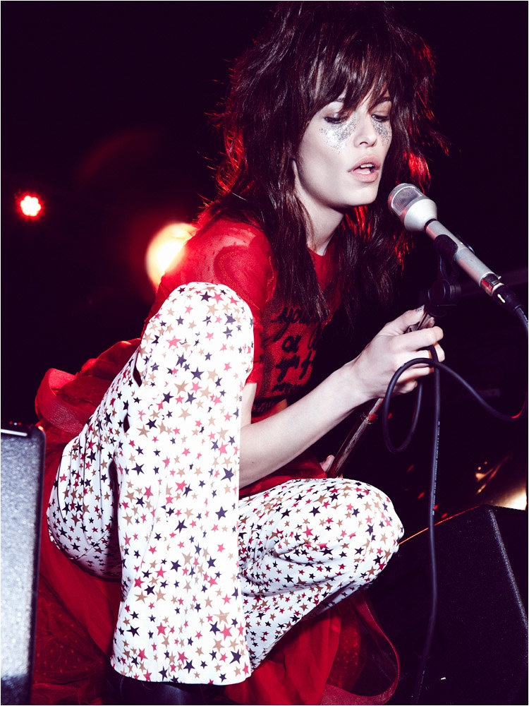 Louise Pedersen is Rock Chic for Nagi Sakai in Marie Claire Italia Editorial