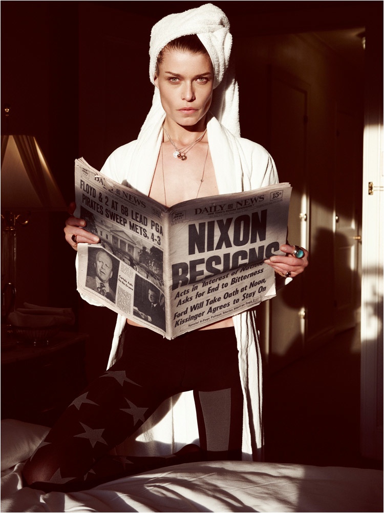 Louise Pedersen is Rock Chic for Nagi Sakai in Marie Claire Italia Editorial