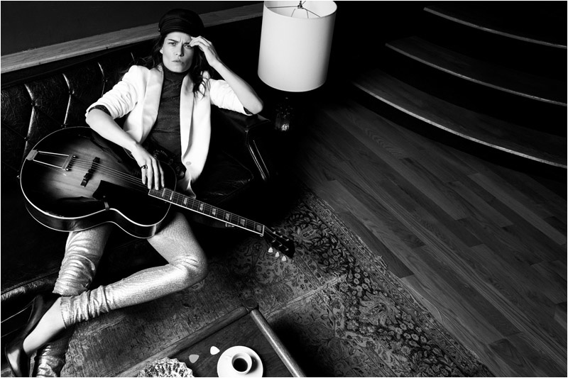 Louise Pedersen is Rock Chic for Nagi Sakai in Marie Claire Italia Editorial