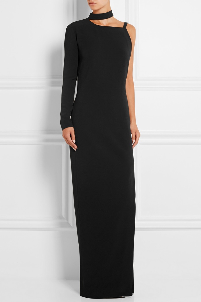 Tom Ford One-Shoulder Stretch Cady Gown available for $3,990