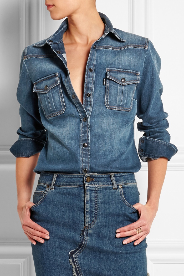 Tom Ford Stretch Denim Shirt available for $1,190