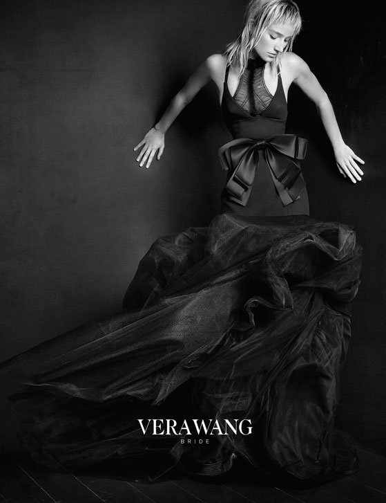 The Bride Wore Black: Vera Wang’s Spring 2016 Bridal Campaign Bucks Tradition