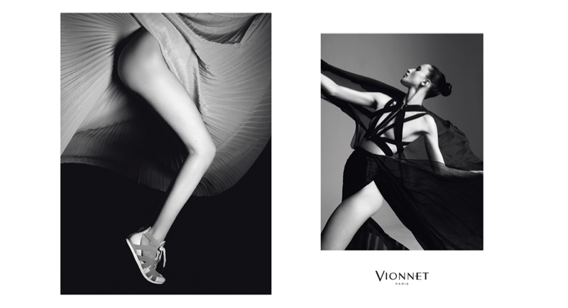 Anna Cleveland Poses Up a Storm in Vionnet’s Fall 2015 Ads