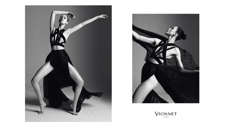 Anna Cleveland Poses Up a Storm in Vionnet’s Fall 2015 Ads