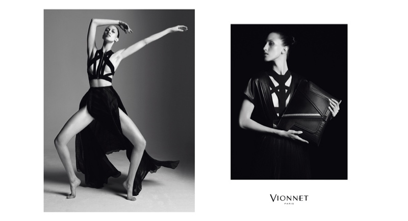 Anna Cleveland Poses Up a Storm in Vionnet’s Fall 2015 Ads