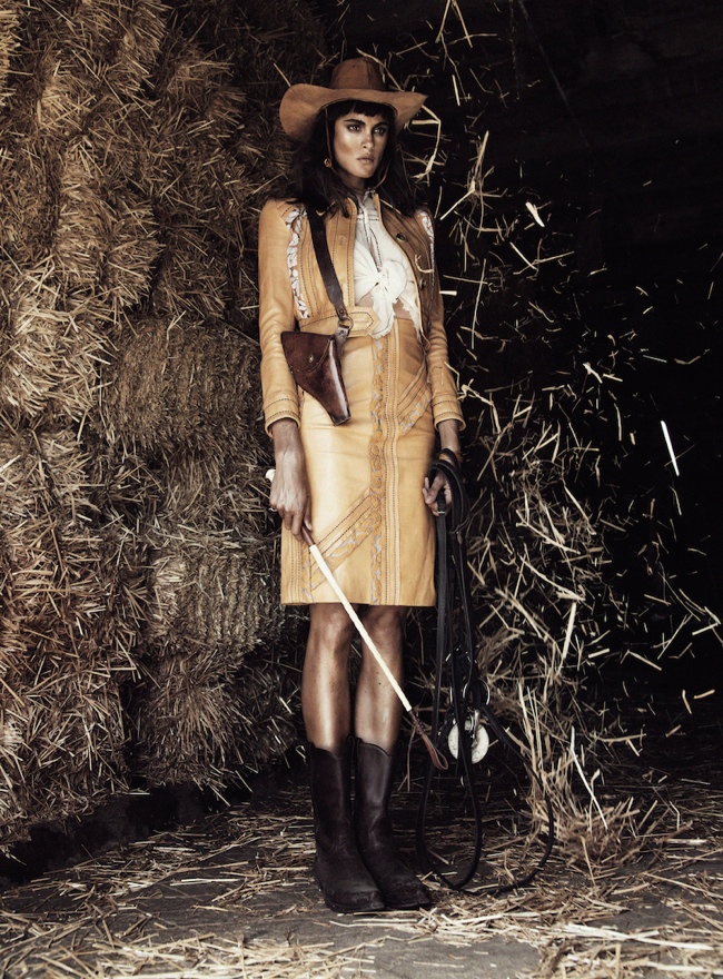 Jenna Pietersen Takes on Gritty Western Style for Myself Germany