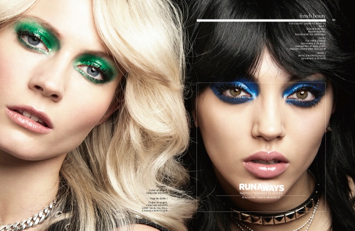 70s Beauty: Charlotte + Neus Are The 'Runaways' for French Revue de Modes –  Fashion Gone Rogue