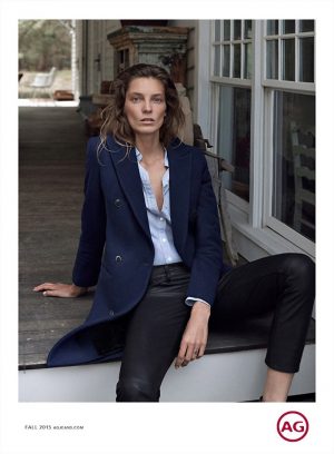 Daria Werbowy Fronts AG Jeans Fall 2015 Campaign AG Jeans Fall 2015 Ad Campaign01