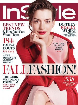 Anne Hathaway Covers InStyle, Talks Public Scrutiny Anne Hathaway InStyle September 2015 Cover