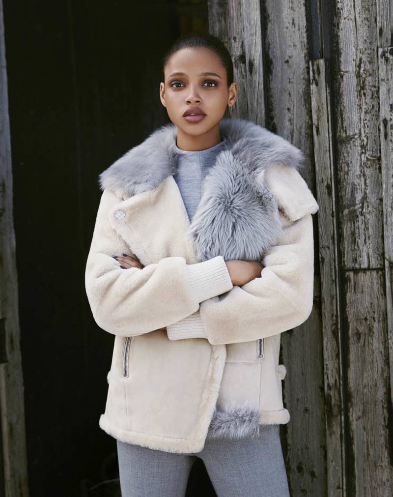 Aya Jones is a Natural Beauty for Bergdorf Goodman’s Fall Catalogue
