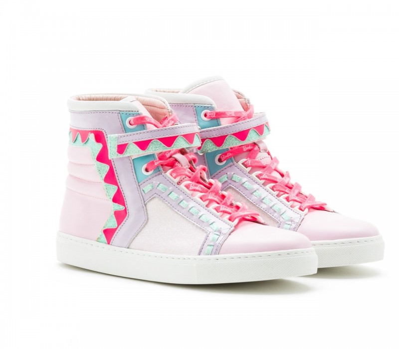 Rika hi-top sneakers from the Barbie x Sophia Webster shoe collection