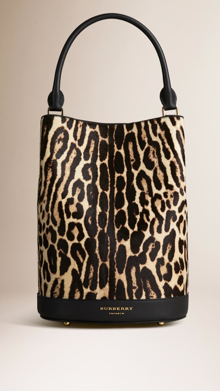 Burberry Bucket Bag in Animal Print available for $2,795.00