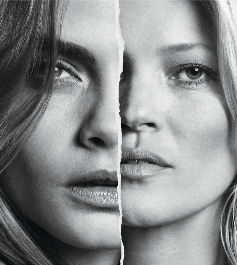Cara Delevingne and Kate Moss star in Mango's fall 2015 campaign