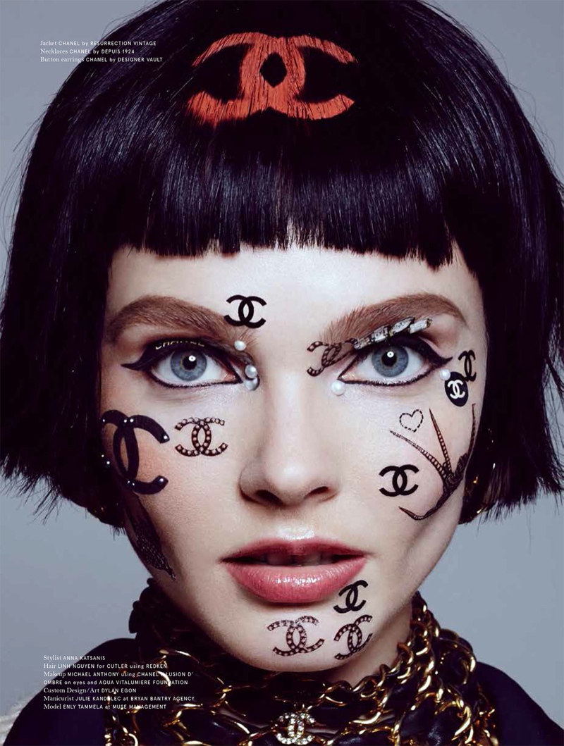A Private Obsession: Enly Tammela by Jamie Nelson in Chanel for No Tofu