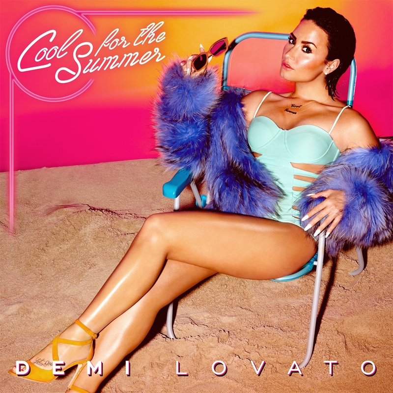 Demi Lovato on 'Cool for the Summer' single artwork