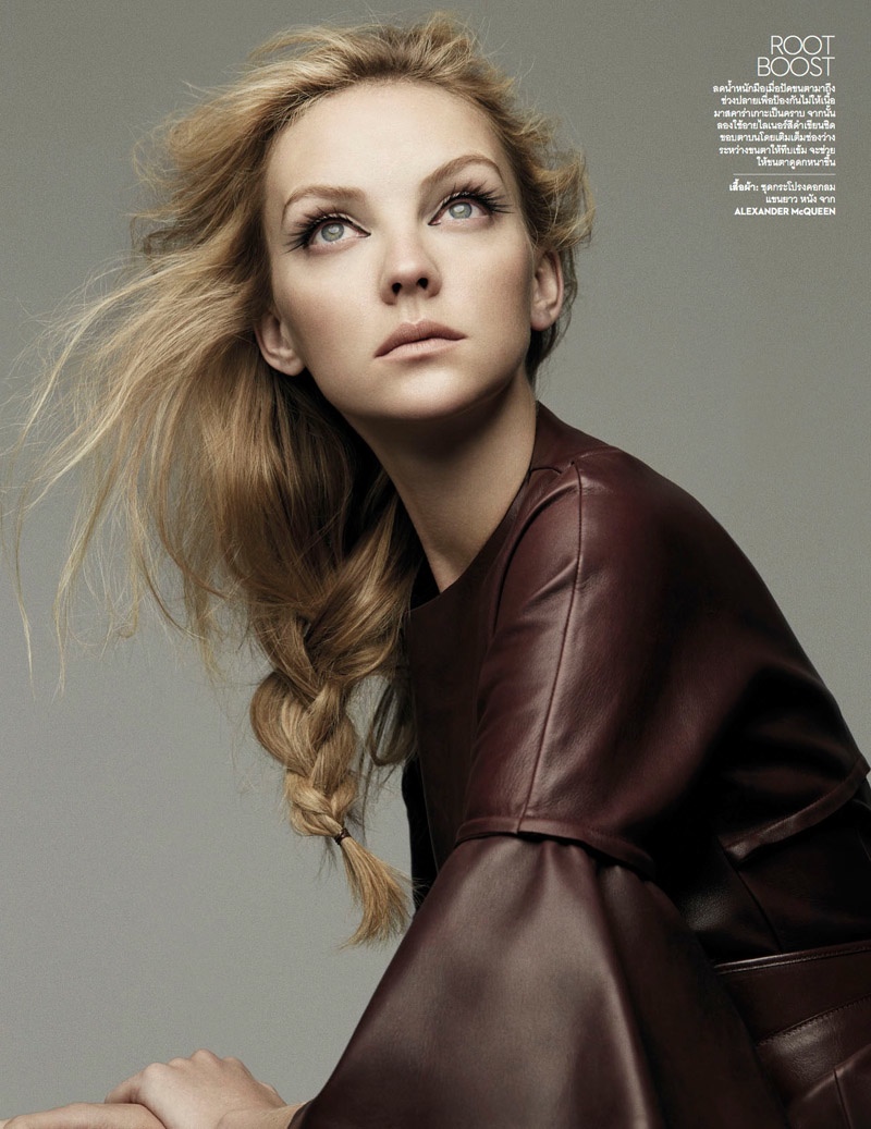 Heather Marks Gets Bold Eyelashes for Vogue Thailand Beauty