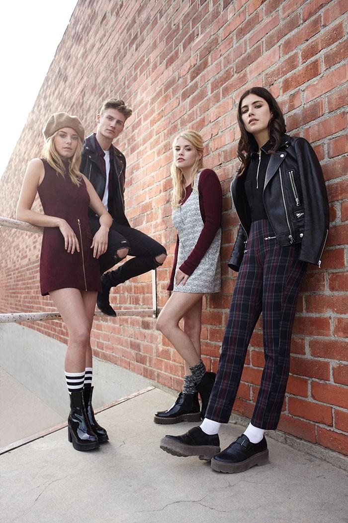 Forever 21 Fall 2015 campaign with Anna Speckhart, Camile Rowe and Ashley Smith