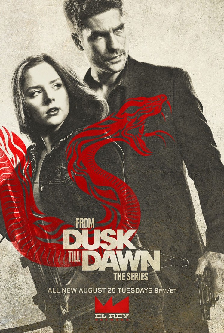 From Dusk Till Dawn season 2 poster with D.J. Cortrona and Madison Davenport