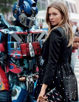 Josephine Skriver Elle Italy September 2015 Cover Photoshoot09