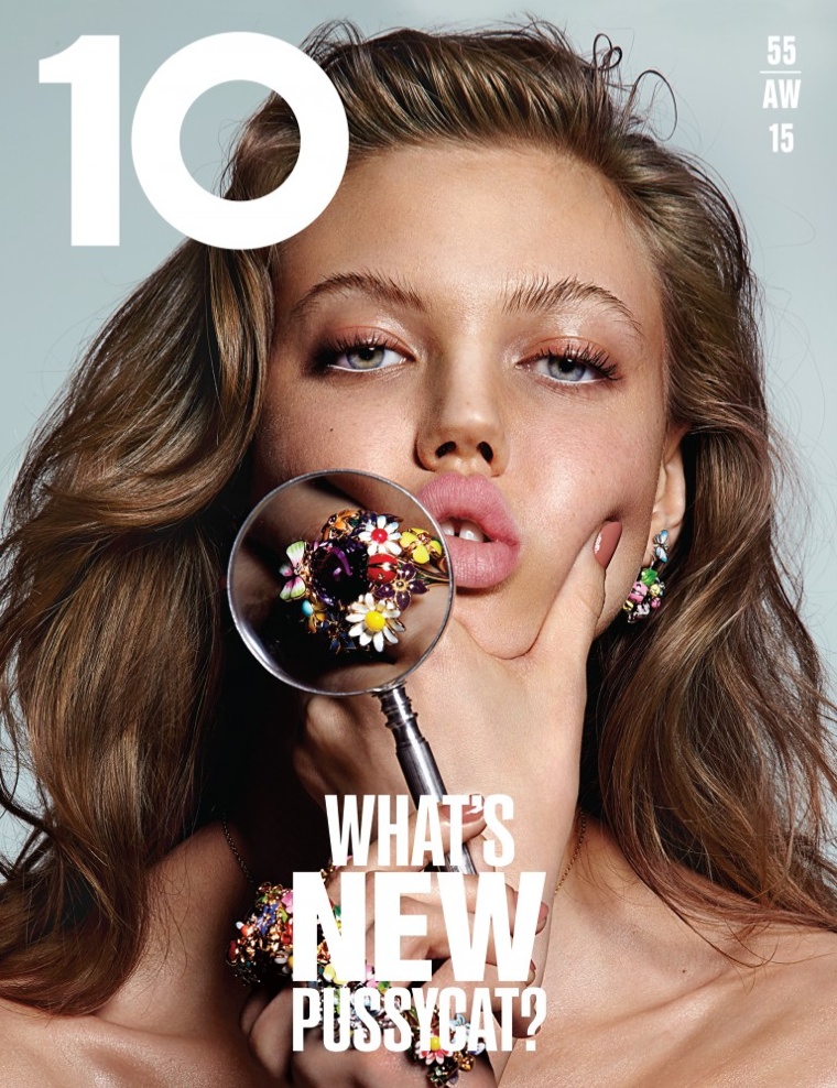 Lindsey Wixson for 10 Magazine F/W 2015 cover photographed by Donna Trope