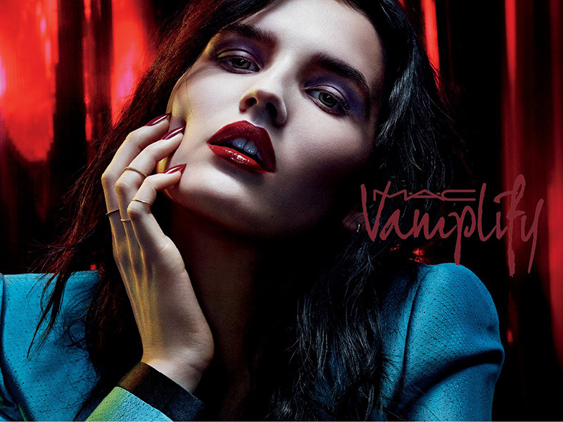 MAC Vamplify campaign image with Kaitlin Aas
