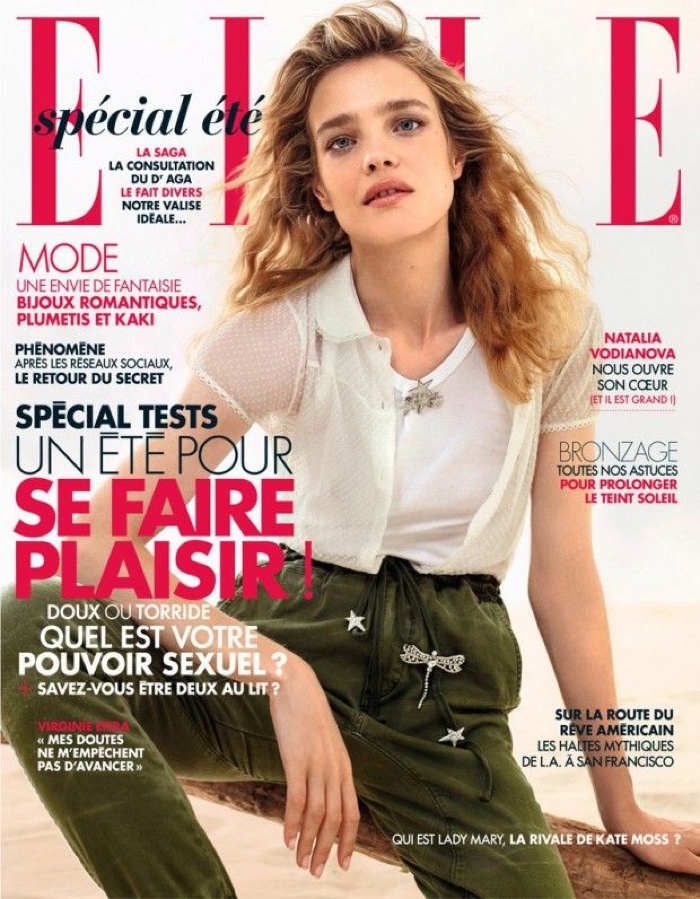 Natalia Vodianova Elle France August 2015 Cover Photoshoot06