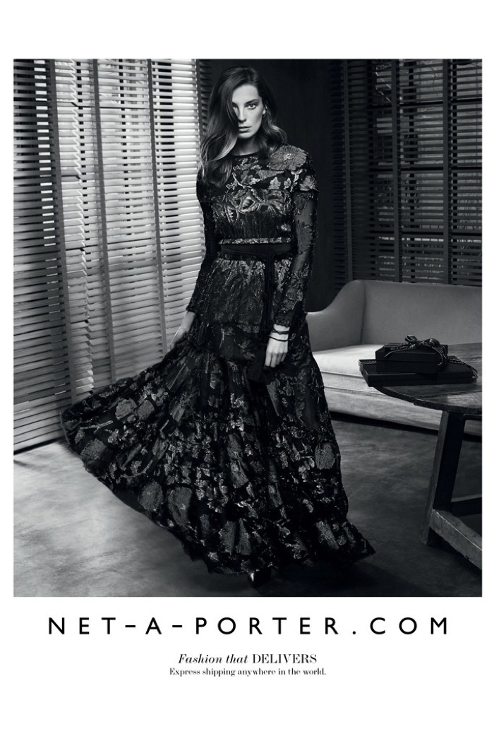 Daria Werbowy Lands Third Net-a-Porter Campaign for Fall ’15