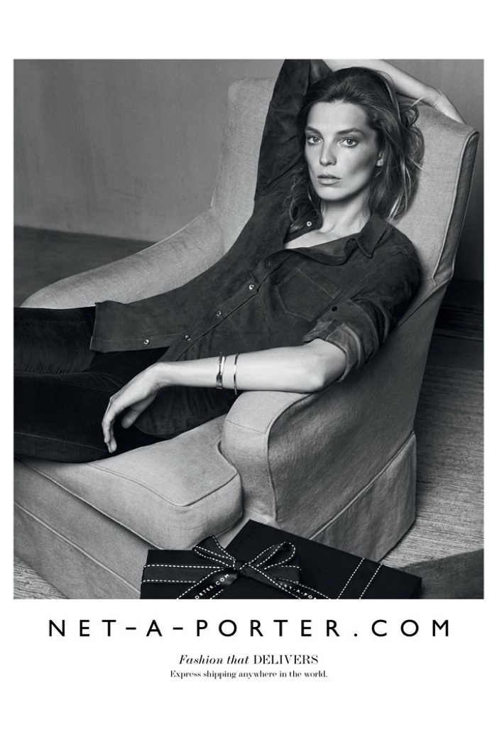 Daria Werbowy Lands Third Net-a-Porter Campaign for Fall ’15