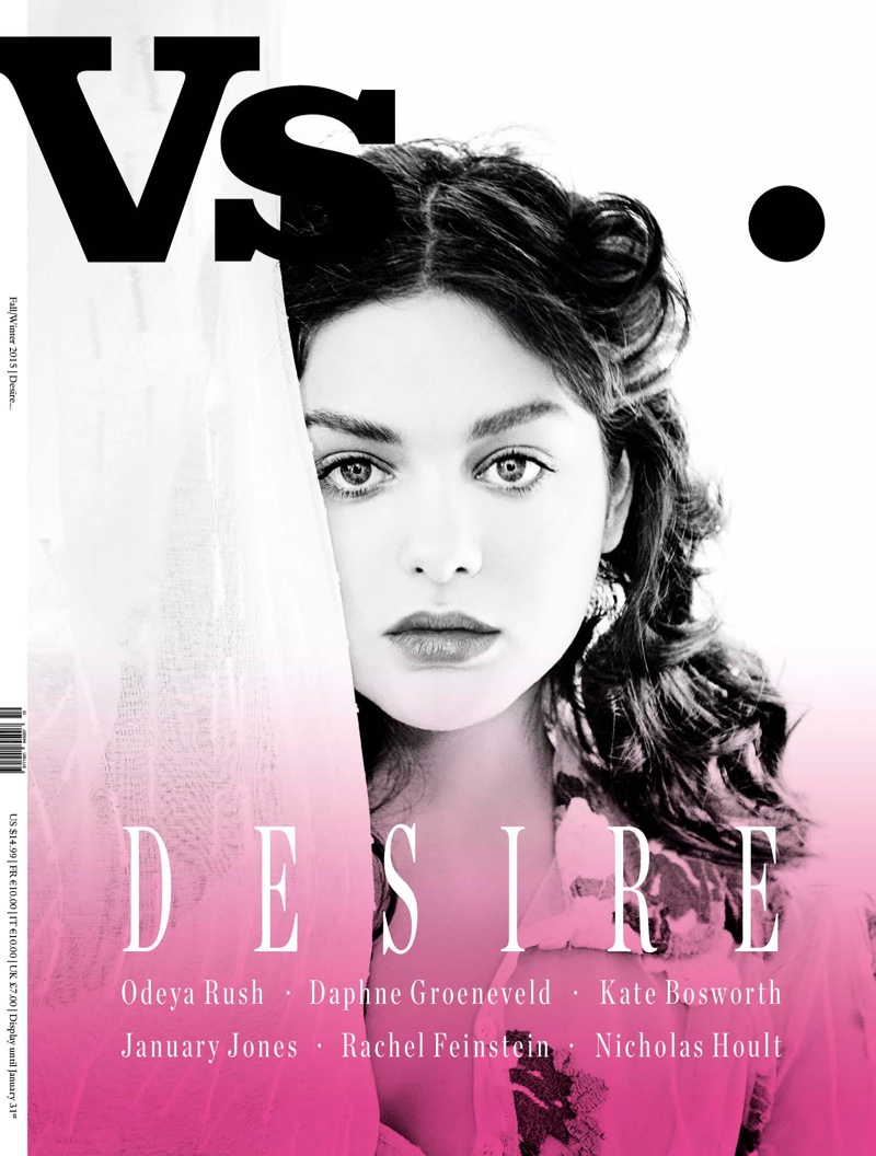 Odeya Rush for Vs. Magazine F/W 2015 Cover. Photo: Ellen Von Unwerth