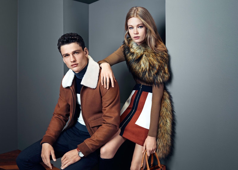 Hollie May Saker is 70s Cool for River Island’s Fall 2015 Ads