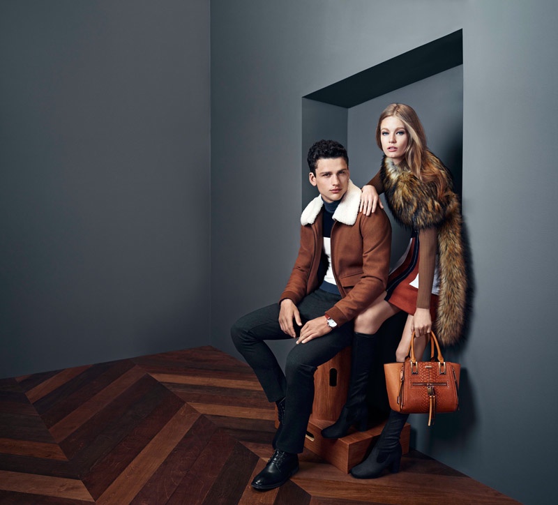 Hollie May Saker is 70s Cool for River Island’s Fall 2015 Ads