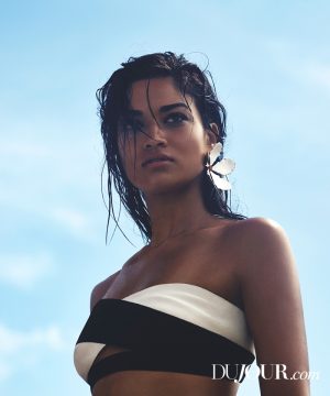 Shanina Shaik is an Island Babe for DuJour Shoot Shanina Shaik is an Island Babe for DuJour Shoot