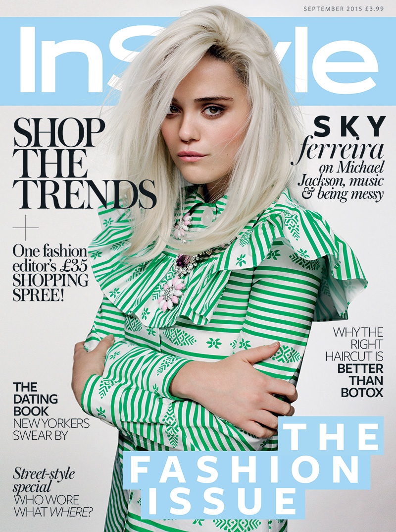 Sky Ferreira InStyle UK September 2015 Cover Shoot05