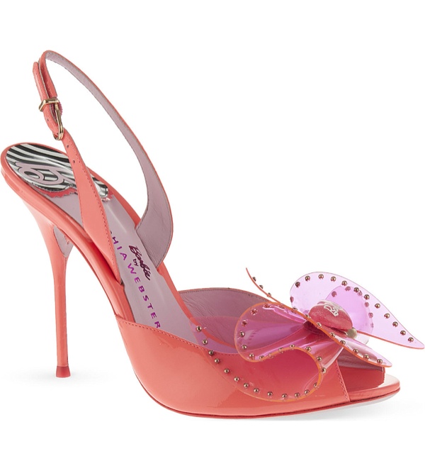 Sophie Webster x Barbie Leather Sandals available for £450.00